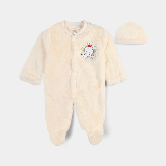 INFANT UNISEX ROMPER-CREAM