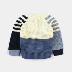 INFANT BOYS ACRYLIC SWEATER FIRE VAN-MULTI