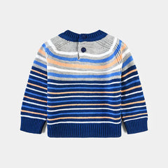 INFANT BOYS ACRYLIC SWEATER-BRIGHT BLUE