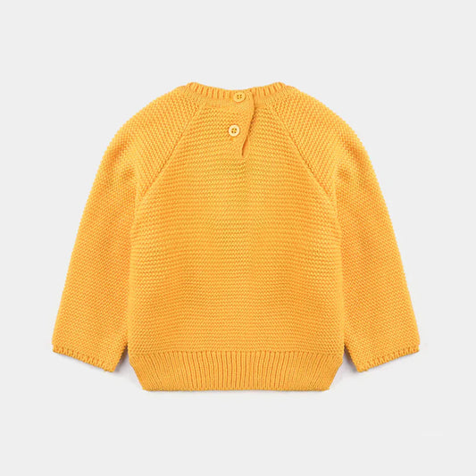 INFANT GIRLS ACRYLIC SWEATER LILY-CITRUS