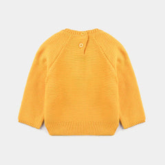 INFANT GIRLS ACRYLIC SWEATER LILY-CITRUS