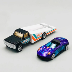 Hot Wheel Diecast Car With Trailer - 6Pcs