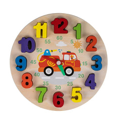 Wooden Kids Digital Clock