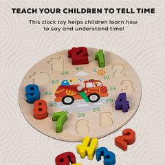 Wooden Kids Digital Clock
