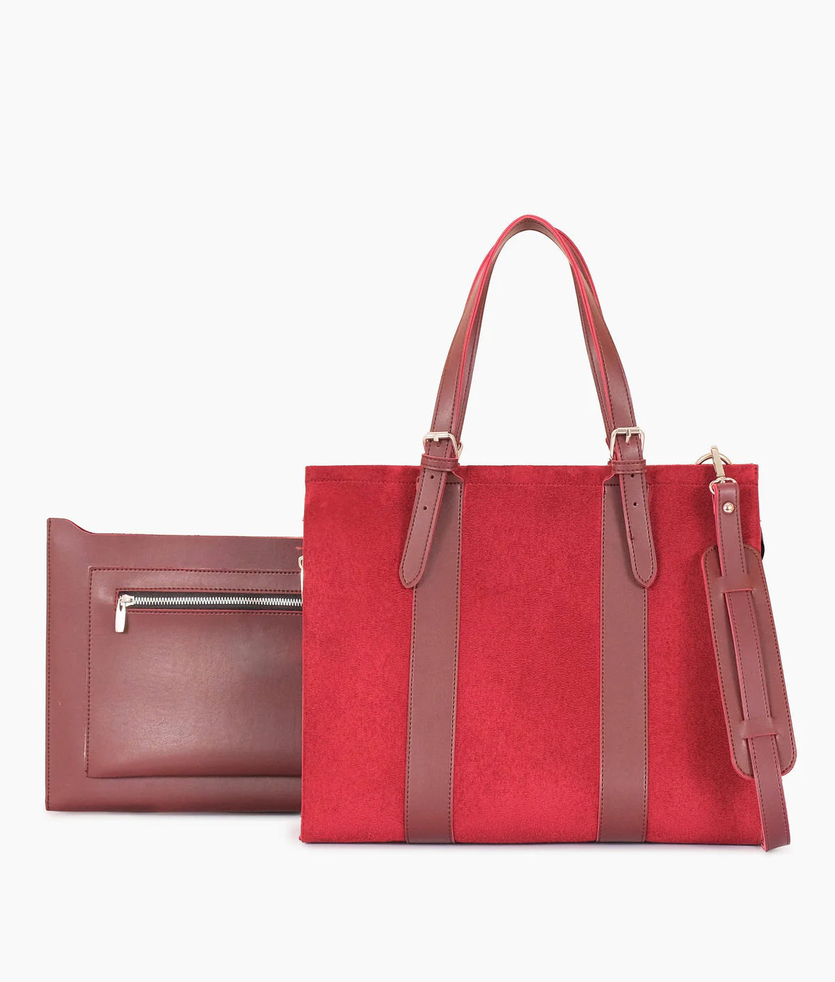 Suede Laptop Bag With Sleeve 612