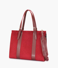 Suede Laptop Bag With Sleeve 612