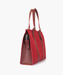 Suede Laptop Bag With Sleeve 612