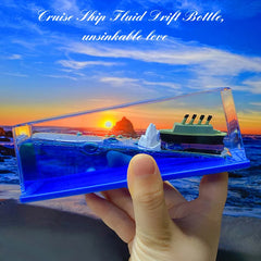 Titanic Iceberg Cruise Ship Drift Bottle Decoration