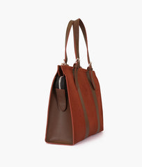 Suede Laptop Bag With Sleeve 612