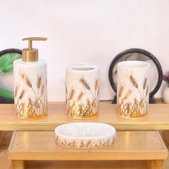 Ceramic Bath Set (4 Pcs)