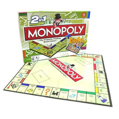 2-in-1 Monopoly and Ludo Board Game