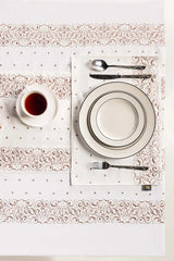 Elegant 8 Pcs Embroidered Table linen Set