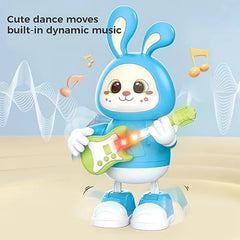 Adorable Electronic Rabbit Guitarist Toy