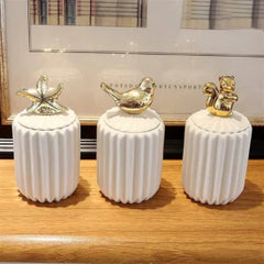 Tiny Animal Creatures Storage Jars