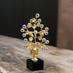 Crystal Ball Gemstone Tree Ornament