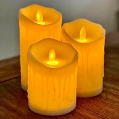 LED Candle Light (Set Of 3)