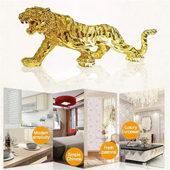 Golden Tiger Resin Ornament