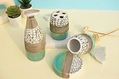 Triple Shaded Ceramic Bathroom Set (4 Pcs)