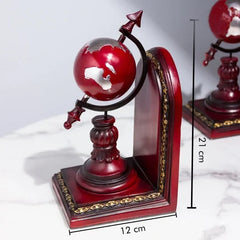 Wander World Wide Ruby Red Bookend