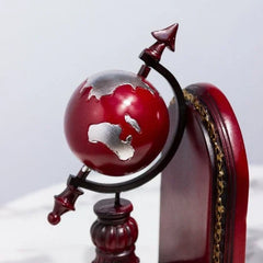 Wander World Wide Ruby Red Bookend