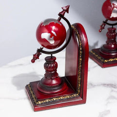 Wander World Wide Ruby Red Bookend