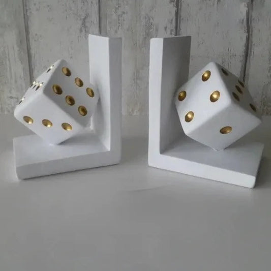 Elegant Dice Bookend