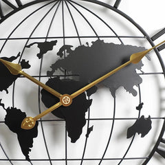 Global Map of Earth Clock