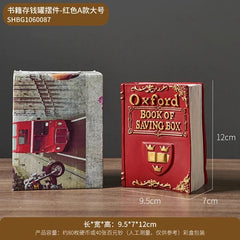 European Style Ancient Money Box Book