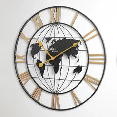 Global Map of Earth Clock