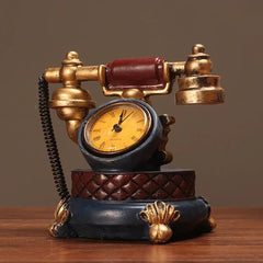 European Retro Telephone Clock