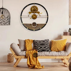 Creative Hollow Gear Wall Clock