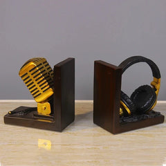 Microphone Headset Model Bookend