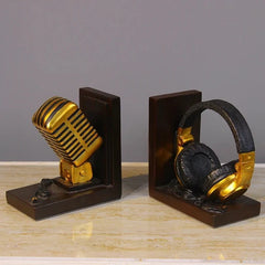 Microphone Headset Model Bookend