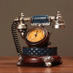 European Retro Telephone Clock