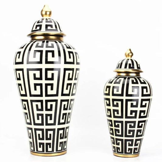 Sophisticated Ginger Vases (Set of 2)