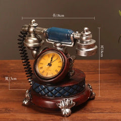 European Retro Telephone Clock