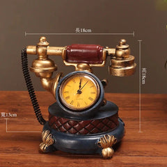 European Retro Telephone Clock