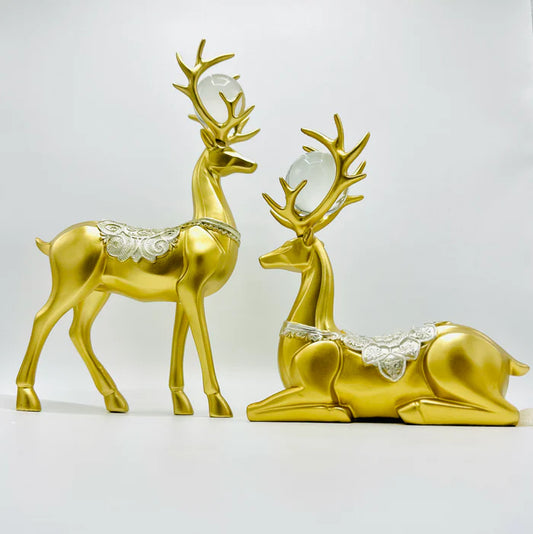 Elegant Deer Sculpture