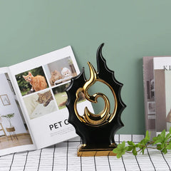 Ceramic Abstract Statue Decor