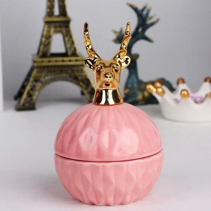 Deer Head Candy Storage Decor