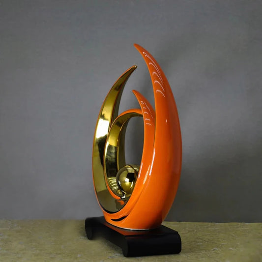 Modern Abstract Ceramic Statue