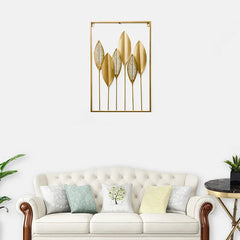 Gold Leaf Metal Wall Decor