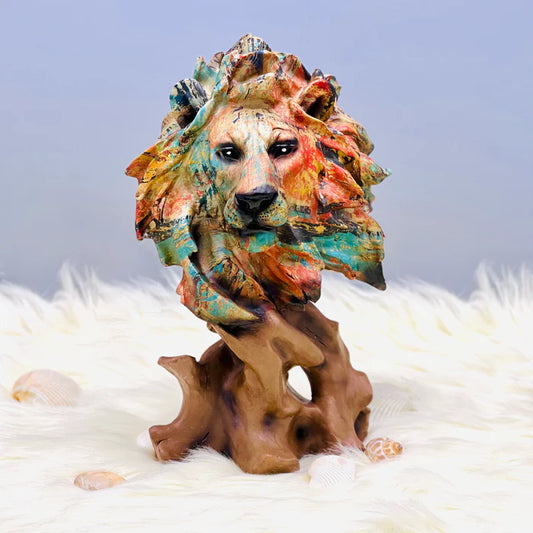 Resin Lion Sculpture