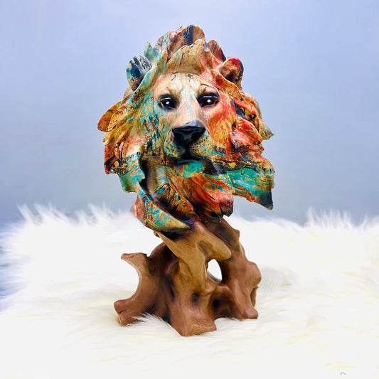 Resin Lion Sculpture