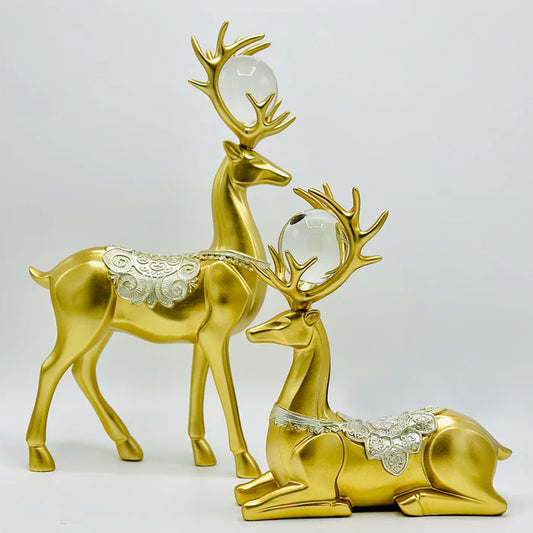 Elegant Deer Sculpture