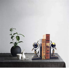 Vintage Globe Design Resin Bookend