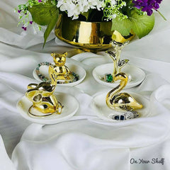 Trinket Swan Dish Decor