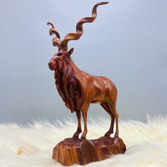 Antique Single Piece Markhor Handcrafted