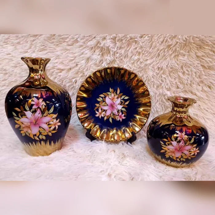 European Ceramic Vase (Set of 3)