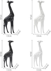 Abstract Giraffe Statue (Set Of 2)